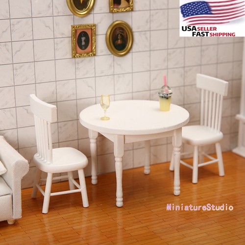 Dollhouse miniature white - dollhouse,