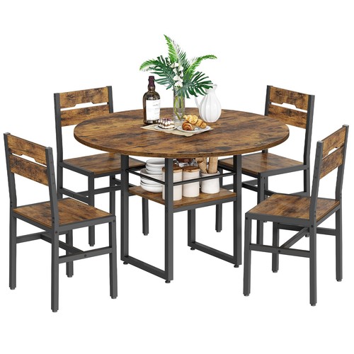 Round dining table set for - dining,